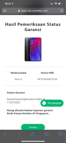 oppo reno z 8/128 48megapixel mulus