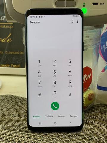 samsung s9+ 6/64 blue murah