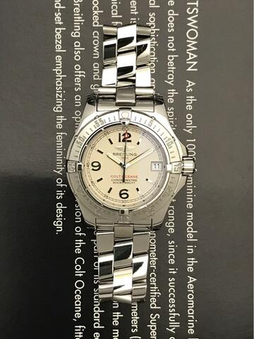 ORIGINAL BREITLING LADIES COLT OCEANE QUARTZ 34MM