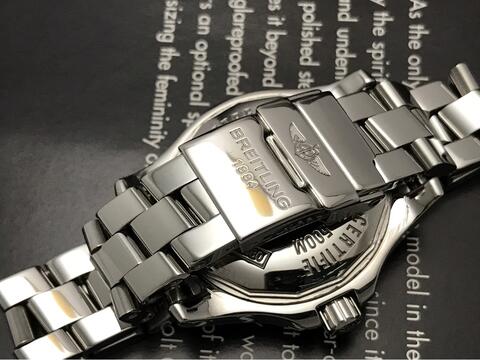 ORIGINAL BREITLING LADIES COLT OCEANE QUARTZ 34MM