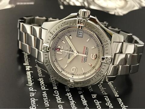 ORIGINAL BREITLING LADIES COLT OCEANE QUARTZ 34MM