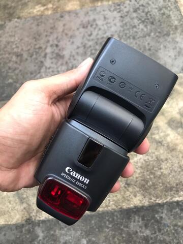 Canon flash speedlite 430 EX II + canon lensa 75-300 ultrasonic