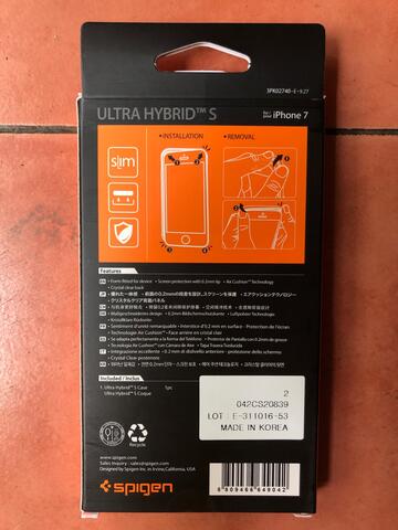 Spigen Ultra Hybrid S With Metal Kickstand iPhone 7 / 8