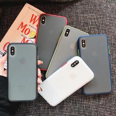 CASE CASING MATTE TPU HARDCASE IPHONE 6 6S 7+ 8+ X XS 11 PRO