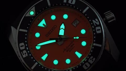SEIKO SUMO DIVER AUTOMATIC ORANGE DIAL SBDC005 STEEL 45MM