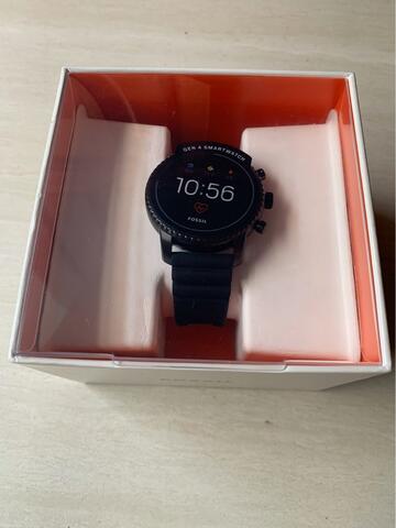 fossil explorist hr black