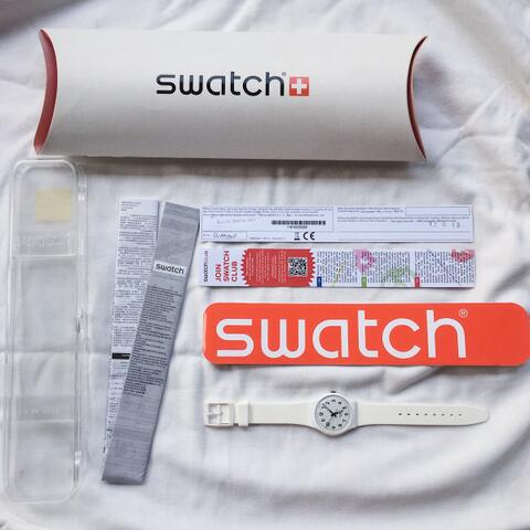 Jam Tangan Swatch SUAN100D Warna Putih