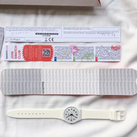 Jam Tangan Swatch SUAN100D Warna Putih