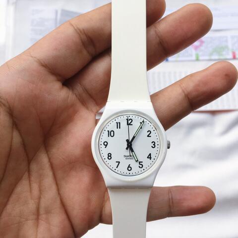 Jam Tangan Swatch SUAN100D Warna Putih
