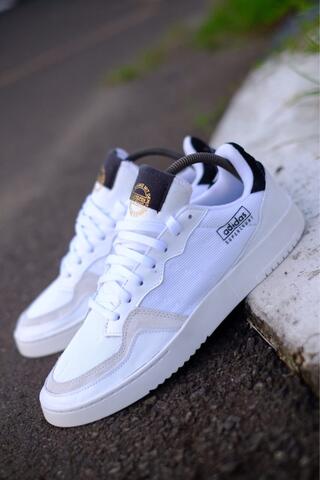 adidas supercourt triple white