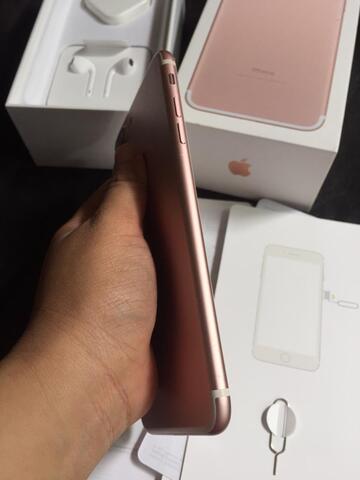 iPhone 7 Plus 128GB Rose Gold Ex Internasional ZP/A Internasional Fullset Mulus