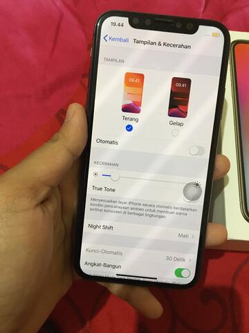 Iphone x 64gb ex inter fullset oem space gray