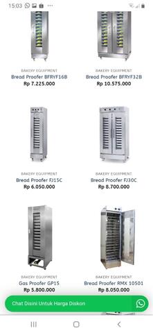 oven 12 tray dan bread slice bekas (second / preloved )