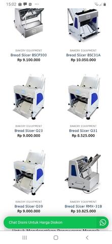 oven 12 tray dan bread slice bekas (second / preloved )