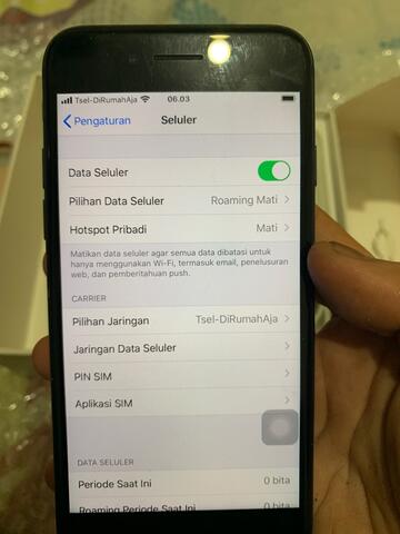iphone 7 32gb hitam. minus fingerprint jual murah. (TANGERANG)