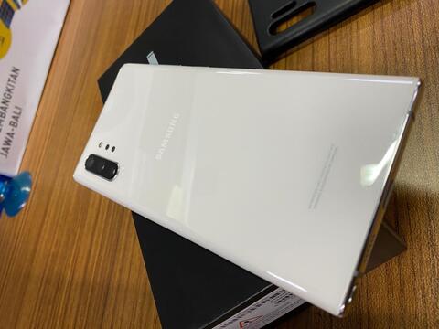 Samsung Note 10 plus Aura White 256 GB Resmi banyak bonhs