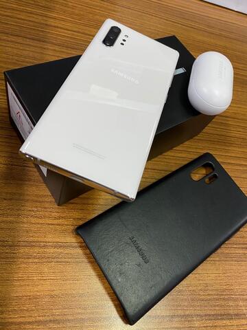 Samsung Note 10 plus Aura White 256 GB Resmi banyak bonhs