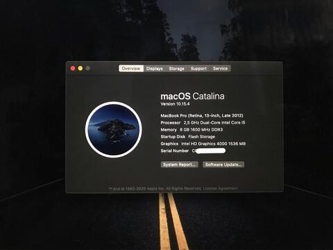 Macbook Pro 13 Retina Late 2012 i5 8GB 128GB mulus