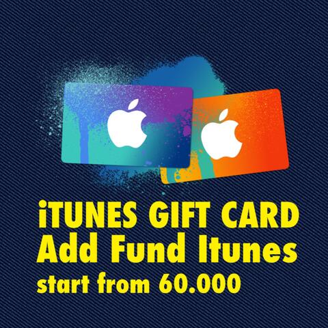 Itunes gift card dan addfund indonesia