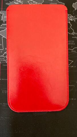 Leather Pouch / Sleeve (Textured) Case iPhone 11 Pro Max (2019) Red