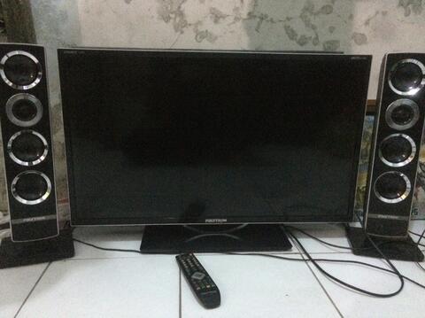 Terjual tv led polytron 32 inc speaker 