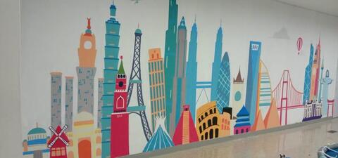 Cat Mural Realistik Sangat Murah Dari Pansalon.