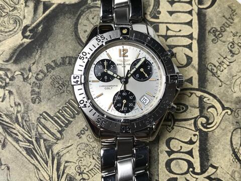 ORIGINAL BREITLING COLT QUARTZ CHRONOGRAPH 38MM