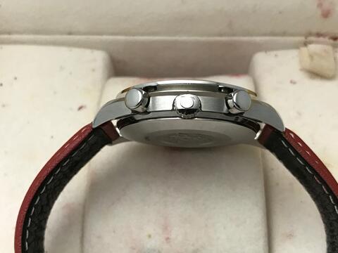 ORIGINAL OMEGA SPEEDMASTER RED SCHUMACHER AUTOMATIC CHRONOGRAPH 39MM