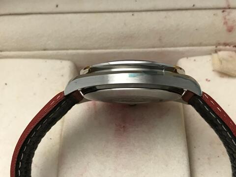 ORIGINAL OMEGA SPEEDMASTER RED SCHUMACHER AUTOMATIC CHRONOGRAPH 39MM