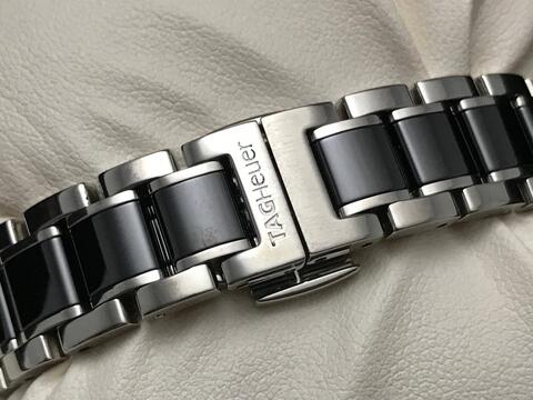 ORIGINAL TAG HEUER LADIES F1 QUARTZ BLACK CERAMIC DIAMONDS 32MM