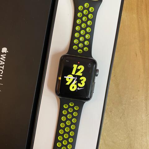 Apple Watch Series 2 42mm Nike+ GPS Fullset Original ga pake mahal