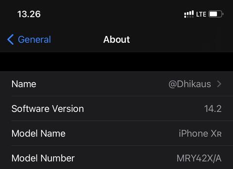 Iphone Xr 64GB HITAM SECOND DUAL SIM NANO NANO