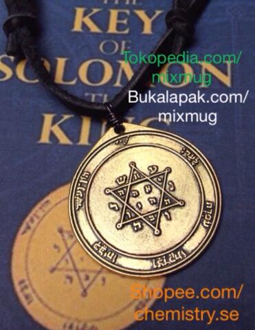 Kalung Amulet Kekayaan Kemakmur Kehormatan Raja Sulaiman Seal1.2 Yupiter