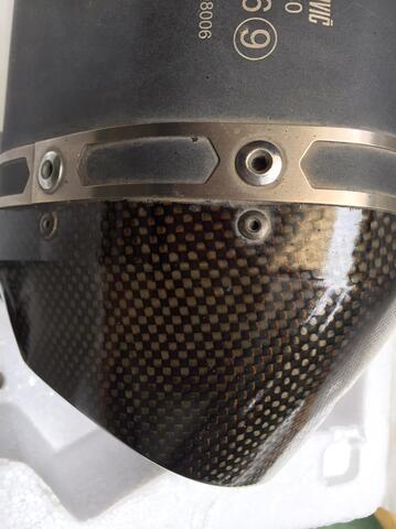 knalpot Akrapovic Original Carbon Head untuk Vespa Sprint Primavera