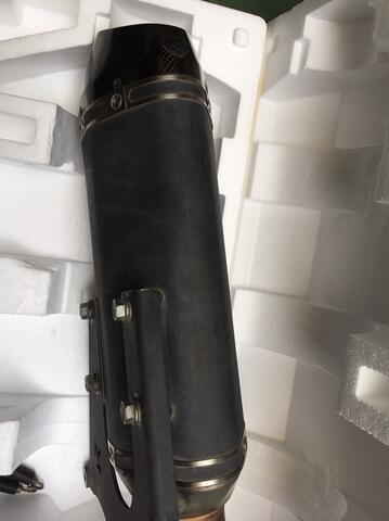 knalpot Akrapovic Original Carbon Head untuk Vespa Sprint Primavera