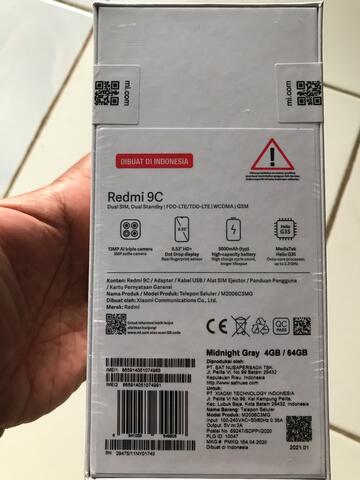 HP Langka Redmi 9C New Ori Garansi Resmiiii