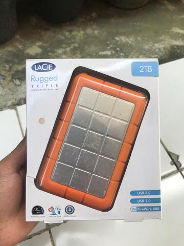 Hard disk Lacie Triple 2TB spek paling dewa