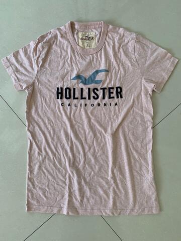 Tshirt pria muscle fit Hollister 2nd 100% original like new