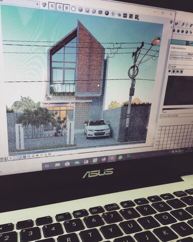 desain arsitek rumah tinggal