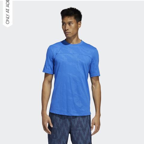 Adidas TKY Camo Tee Kaos Training Blue 100% Original Size M
