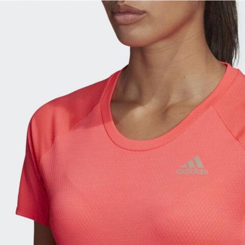Adidas Runner Tee Kaos Lari Wanita Women FT6450 Size L 100% Original