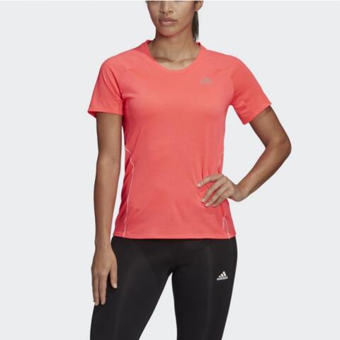 Adidas Runner Tee Kaos Lari Wanita Women FT6450 Size L 100% Original
