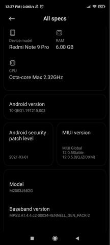 Xiaomi Redmi Note 9 Pro 6/64GB
