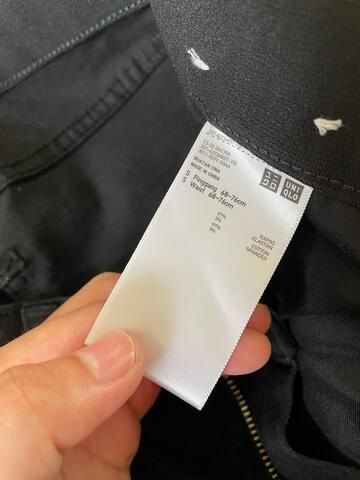 Skinny jeans uniqlo 2nd 100% original like new black