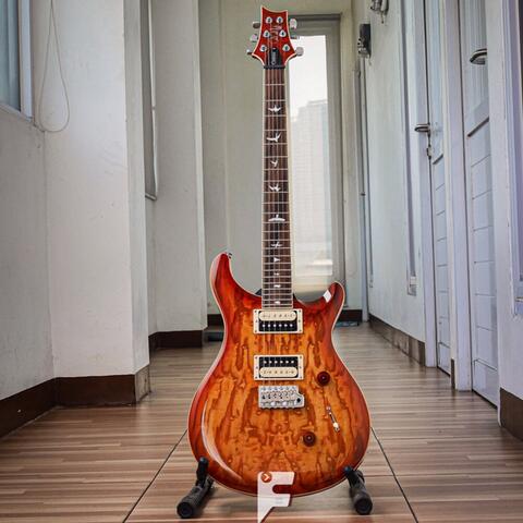 2020 PRS SE EXOTIC CUSTOM 24 LAUREL BURL VINTAGE SUNBURST