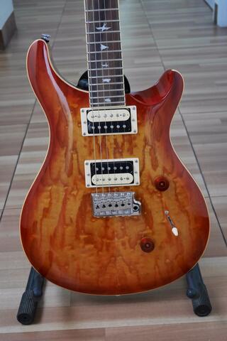 2020 PRS SE EXOTIC CUSTOM 24 LAUREL BURL VINTAGE SUNBURST