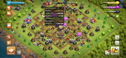 JUAL AKUN COC TH 11 DEFF MAX
