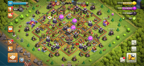 JUAL AKUN COC TH 11 DEFF MAX