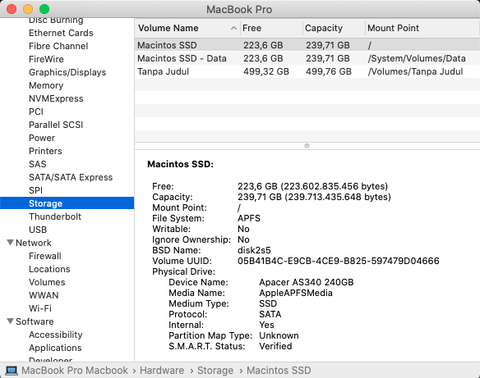 Macbook Pro 13 inch Mid 2012 MD101 Core i5 2,5 Ghz | Ram 4GB | Ssd 256GB