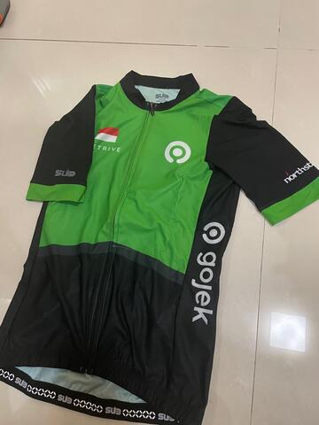 Jersey roadbike pria second Subjersey x Gojek 2nd original